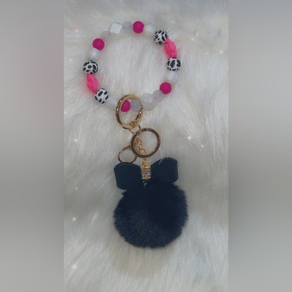 Bossmama210 Accessories - Boujee Beaded Wristlet Keychain